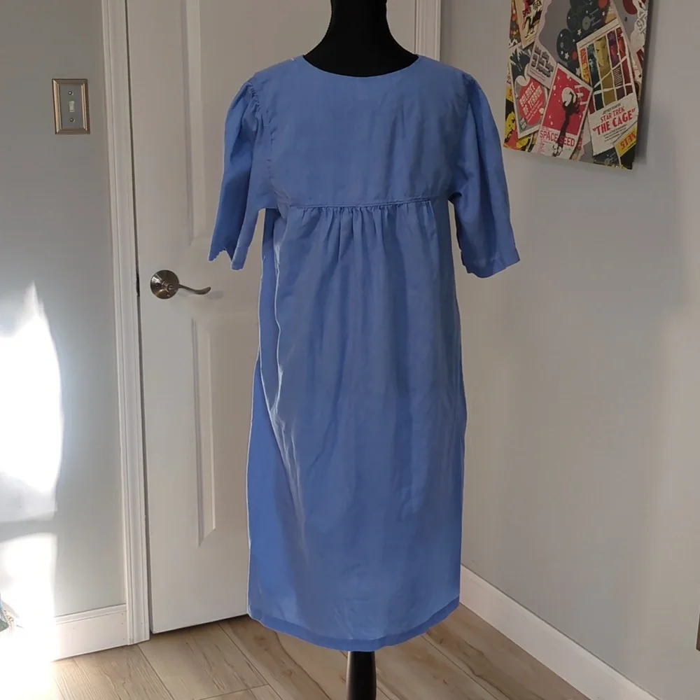 Vintage Pull Over Robe With Pockets - Picture 3 of 4